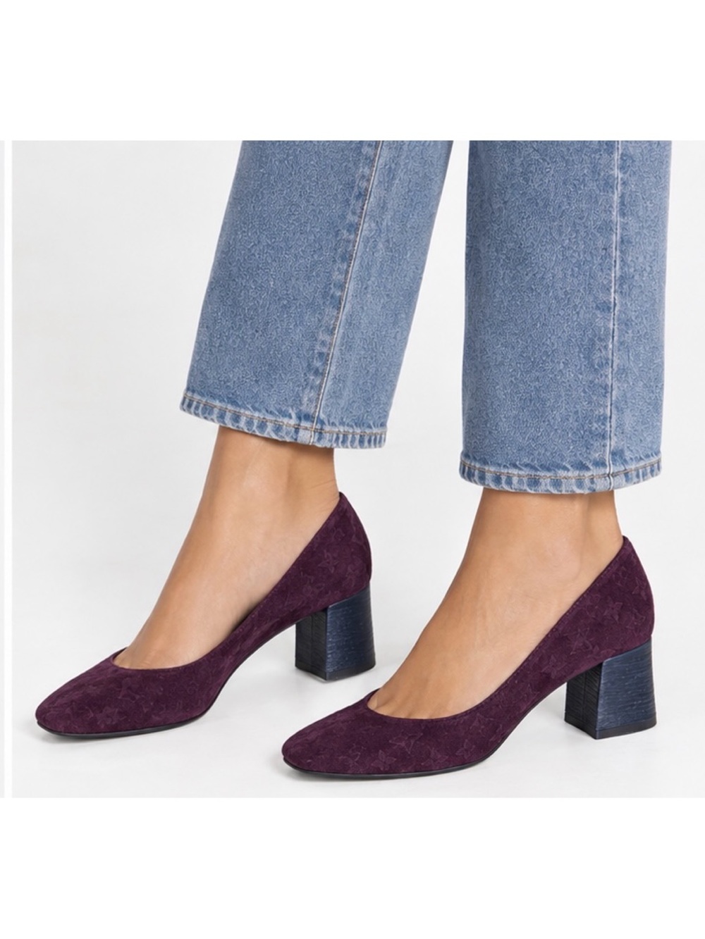 Aquatalia burgundy leather heel shoes NEW